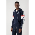 Champion Bluza z kapturem z Half-Zip (Bawełniany hoodie) American Tape granatowy Mężczyźni